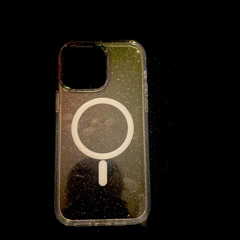 Perfect Clear  iPhone 12 Pro Max Case, Clear/ glitter